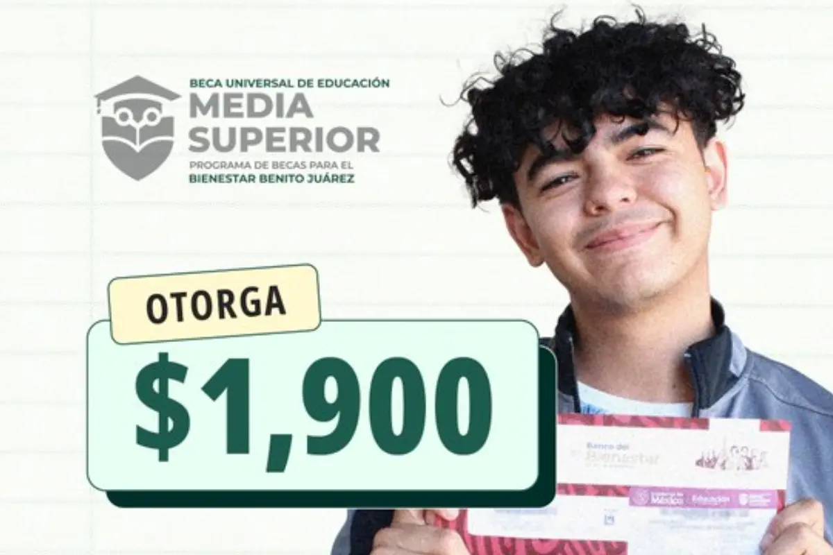 Beca económica otorgada a jóvenes de preparatoria.  Foto: X (@apoyosbienestar)