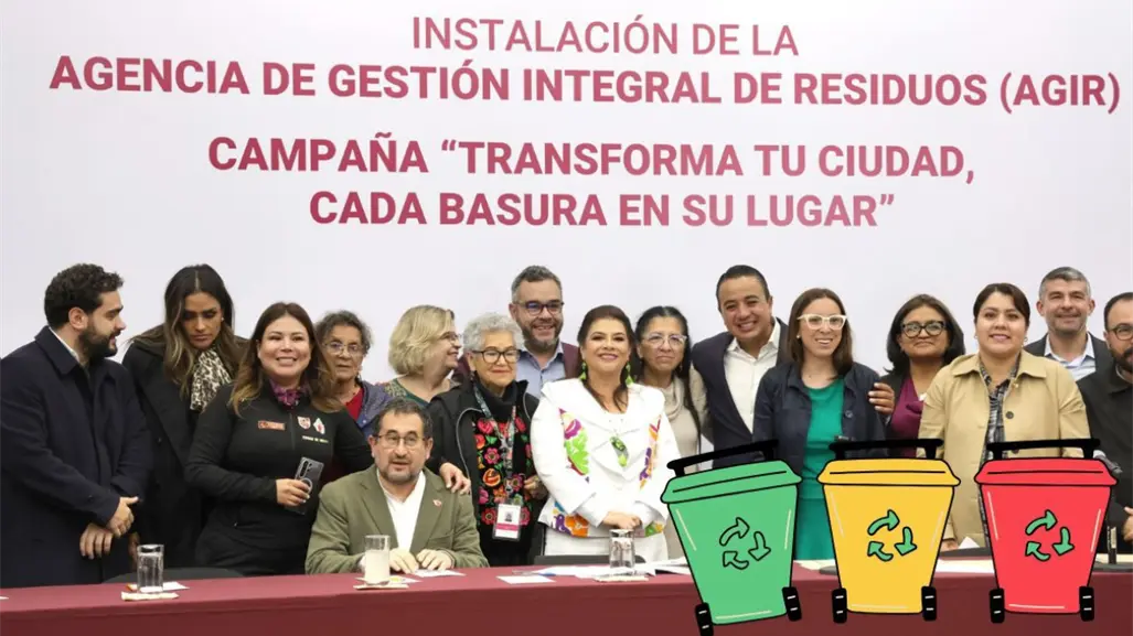 Clara Brugada lanza campaña "Transforma tu ciudad"; así se podrá reciclar 50% de la basura en CDMX