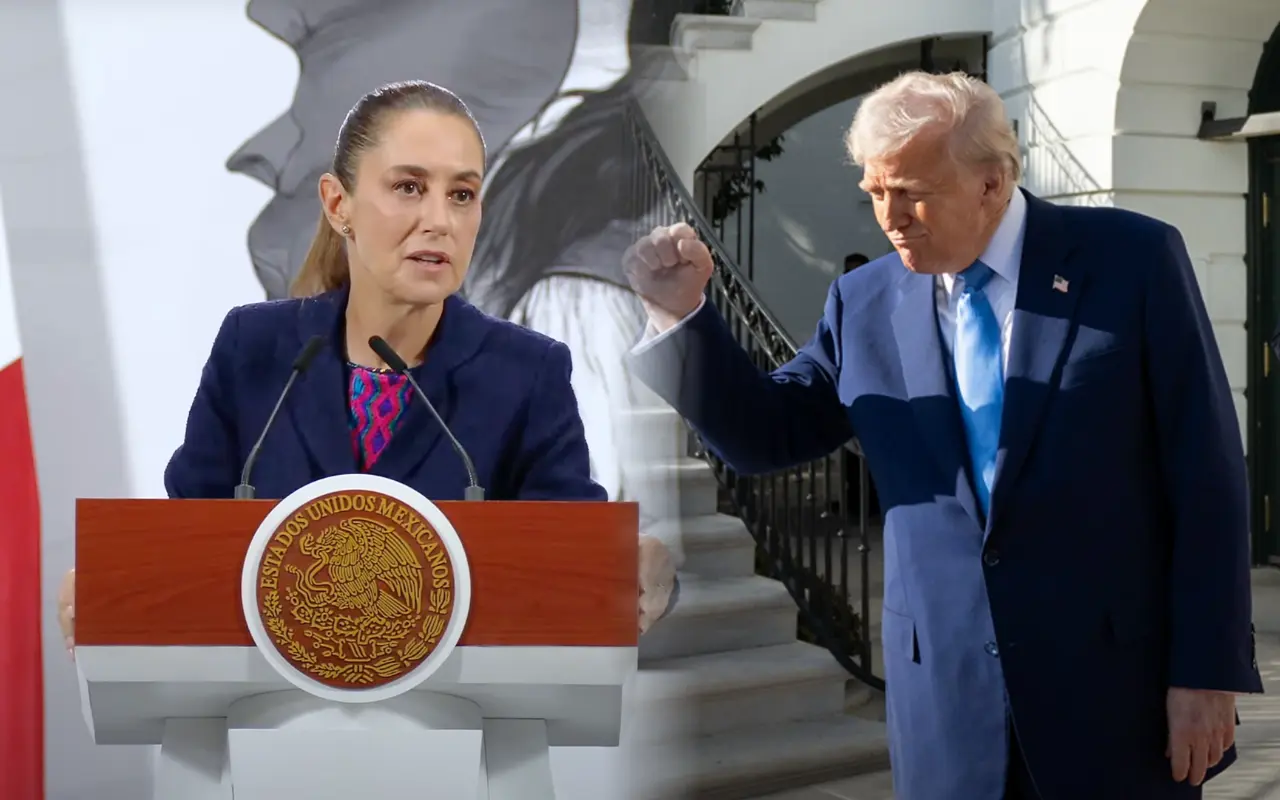 Claudia Sheinbaum y Donald Trump: Foto: X (@WhiteHouse) / Captura de pantalla: YouTube (Claudia Sheinbaum)