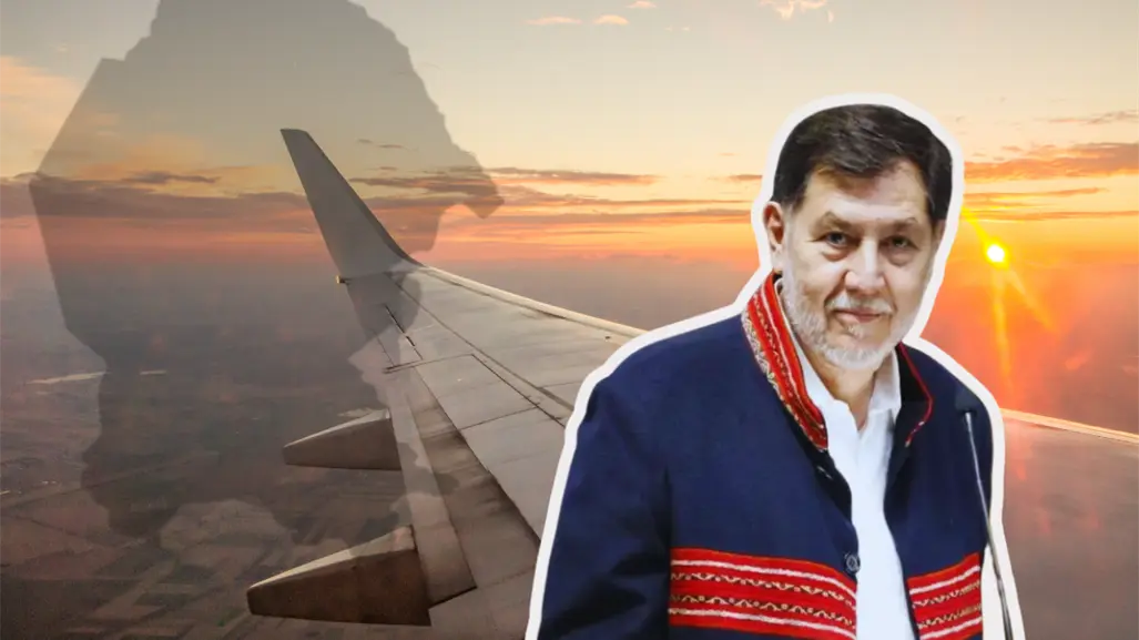 Hace Noroña gira por Coahuila en jet privado, se niega a la austeridad