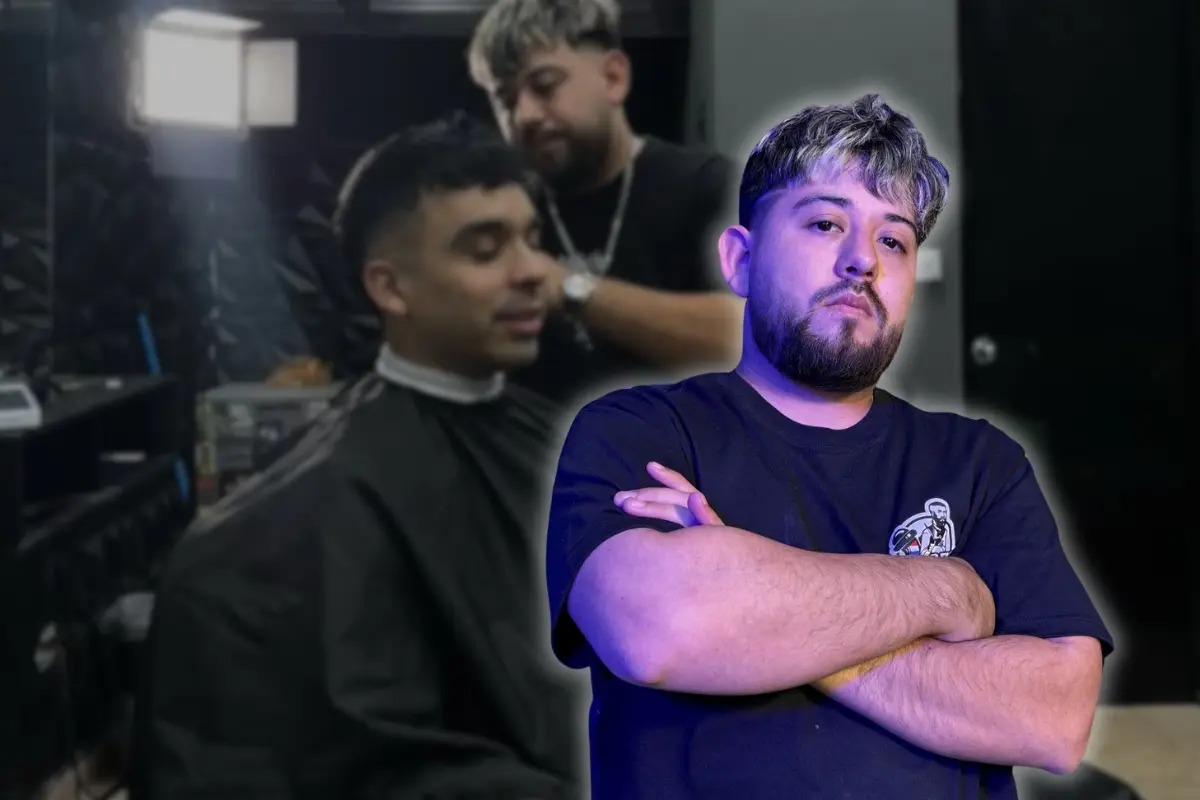 Iván Estrada, un joven influencer y barbero. Foto: Composición Canva