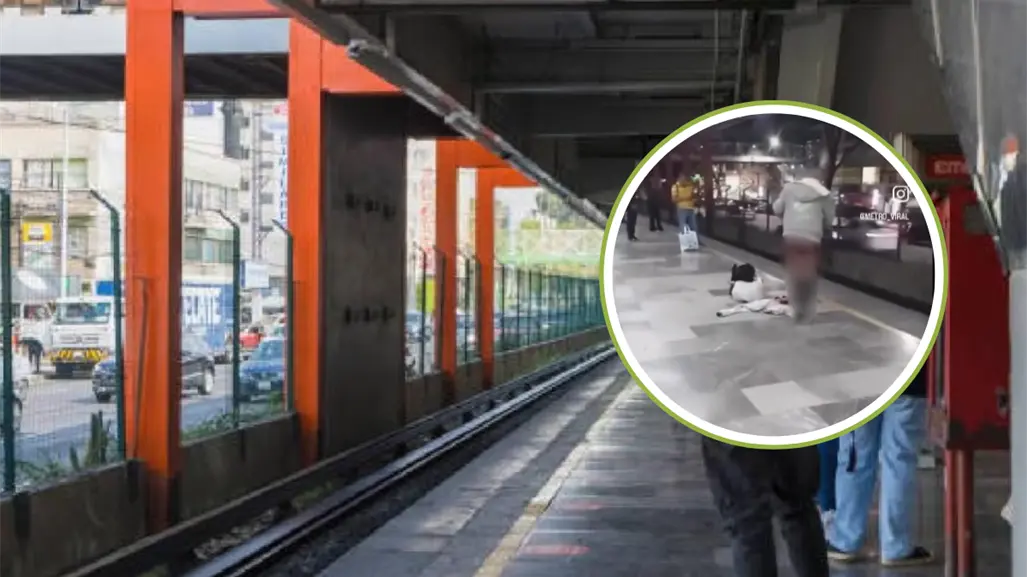 VIDEO | Hombre se desnuda en Metro CDMX y usuarios denuncian falta de vigilancia en estaciones