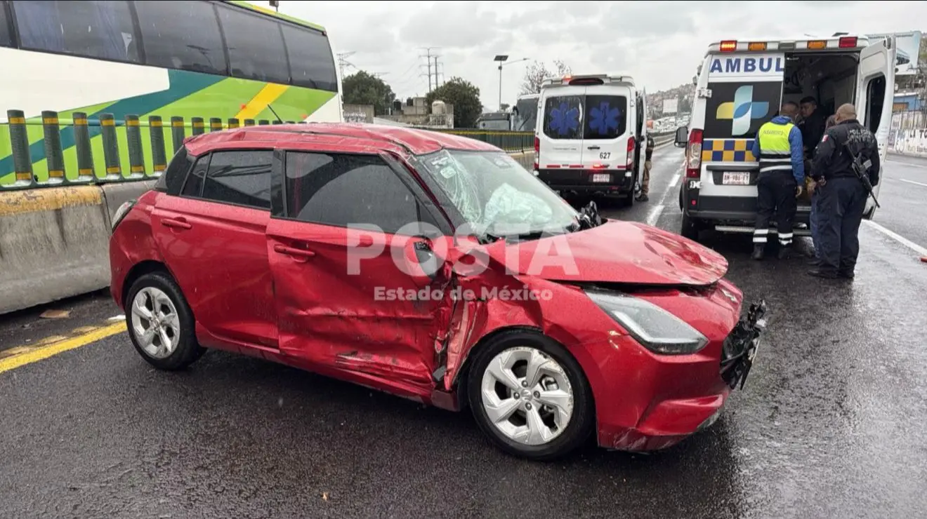 El accidente fue provocado por pavimento mojado y exceso de velocidad. Imagen: Osvaldo Müller