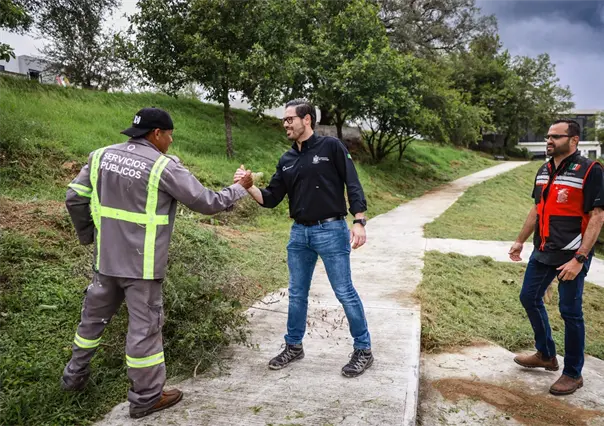 Lluvias en Nuevo León: David de la Peña arranca operativos de deshierbe