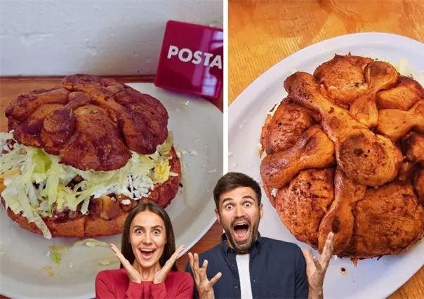 ¡Llega el "pambamuerto"! El pambazo de Pan de Muerto que todos prueban en CDMX