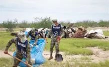 Realizan limpieza de residuos tóxicos en Las Pocitas, tras cercanía de Priscilla a la entidad