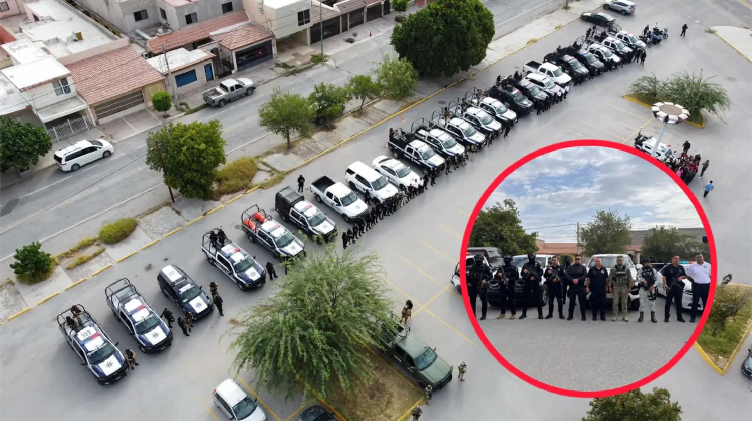 Foto: Especial |Se intensificó un operativo policial en Gómez Palacio tras violencia de hace unos días.