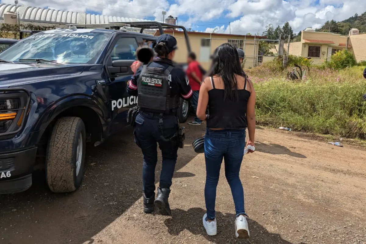 Rescatadas por las autoridades en el Edomex. Foto: SSEM