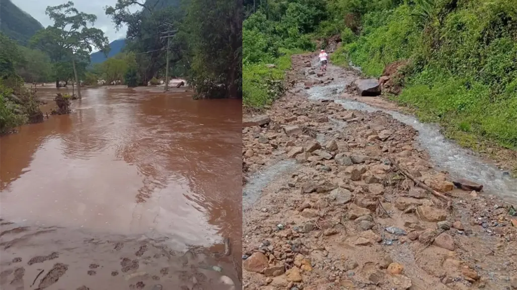 Tres municipios sin energía en Chiapas tras lluvias tiran torre de electricidad
