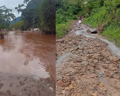 Tres municipios sin energía en Chiapas tras lluvias tiran torre de electricidad