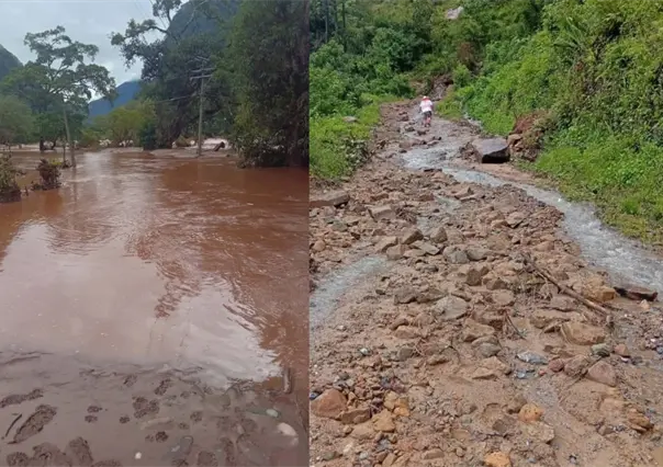 Tres municipios sin energía en Chiapas tras lluvias tiran torre de electricidad