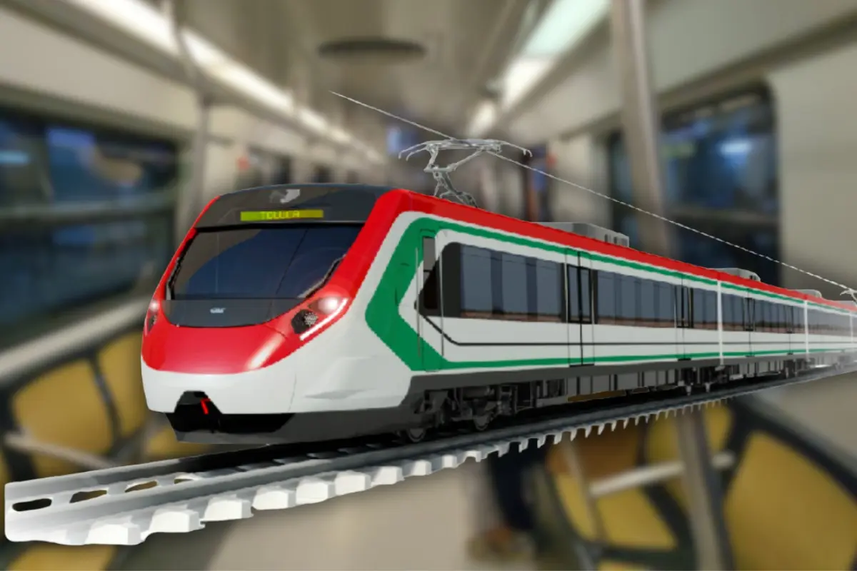 De fon do instalaciones, Tren Interurbano. Foto: @MetroCDMX | Secretaria de Comunicaciones y Transportes
