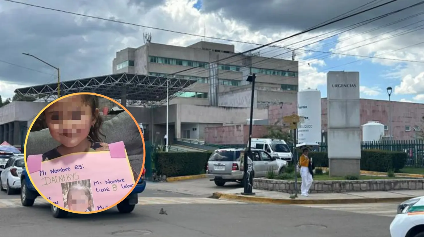 Médicos y adminsitrativos del IMSS explicaron al papá de Daenerys sobre la causa de su muerte. Foto: Especial.