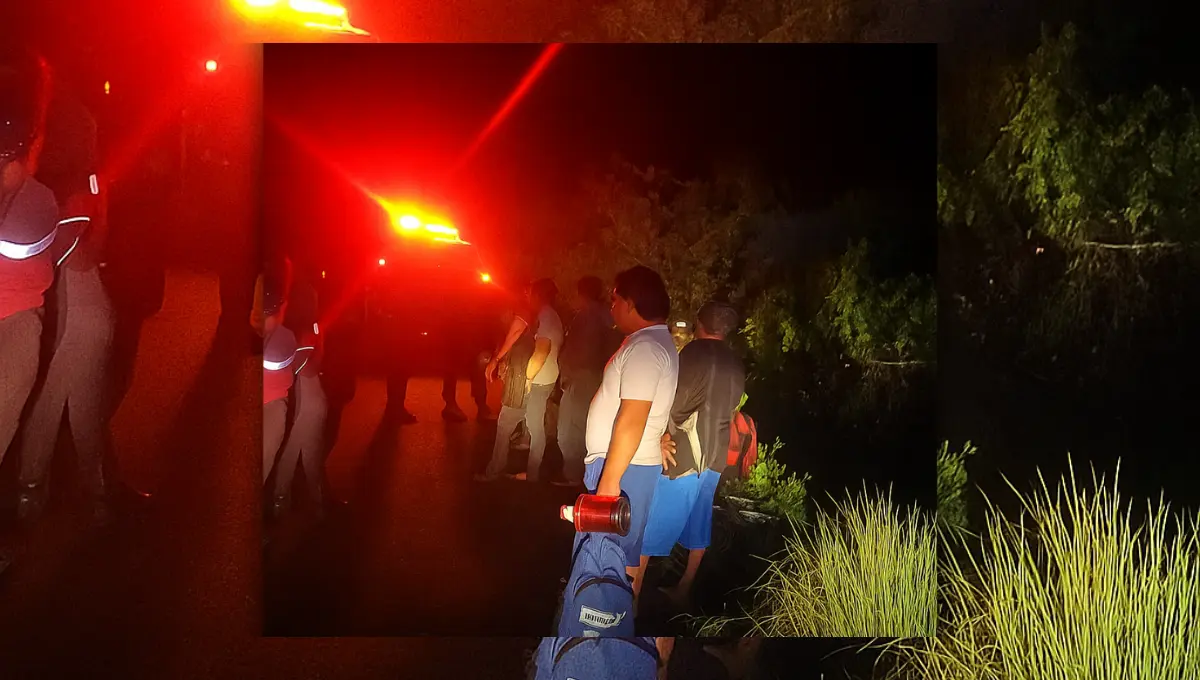 Tras el accidente no se reportaron víctimas mortales Foto: Radio Cacalchén