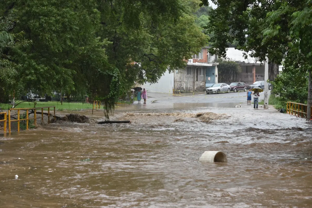 Los principales vados del río San Marcos ya fueron anegados por la crecida del afluente. Foto: PC Victoria
