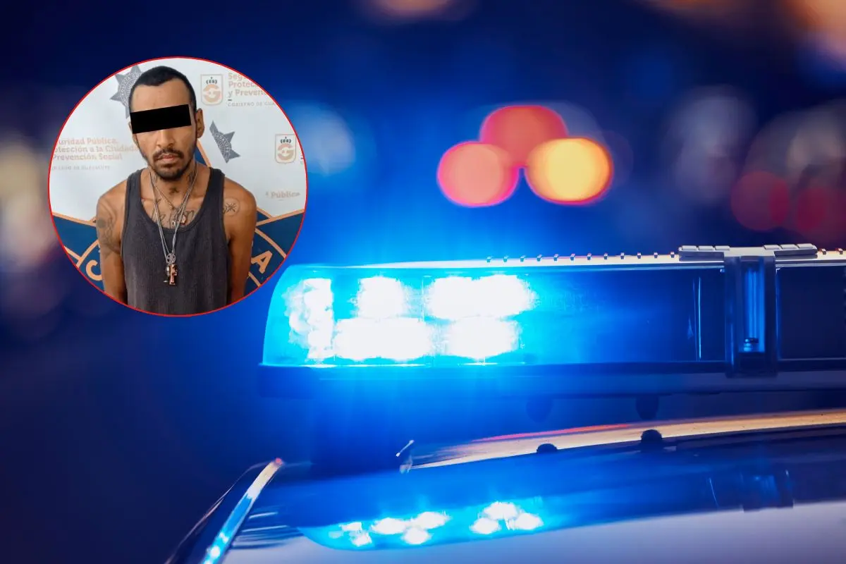 El detenido fue identificado como Alejandro N, de 30 años Foto: Policía de Guadalupe/ Canva