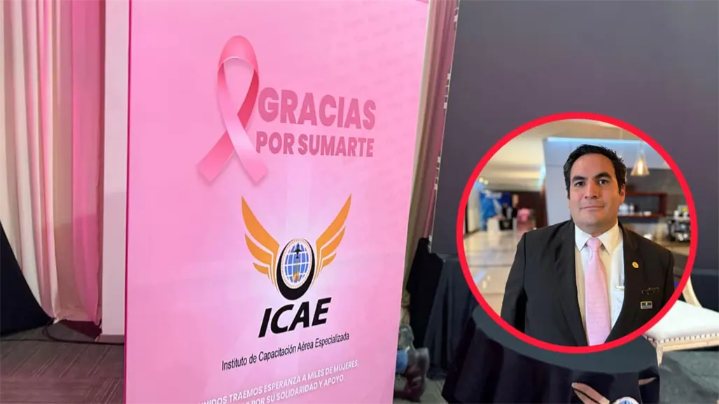 Josué Suárez Valdez, el piloto aviador, que lleva un mensaje de esperanza contra el cáncer