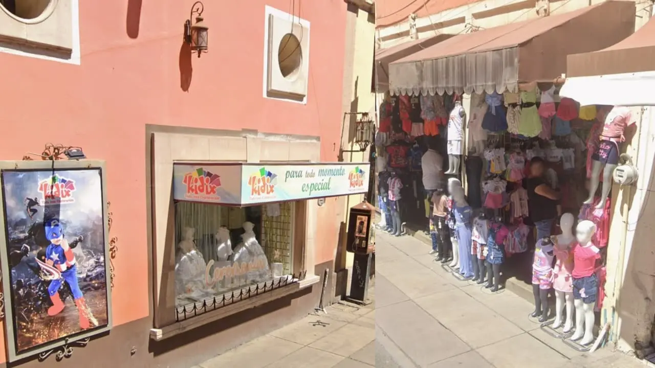 Foto: Google Maps | Esta es la calle de Durango en la que encontrarás ropa de todo tipo para bebés y niños.