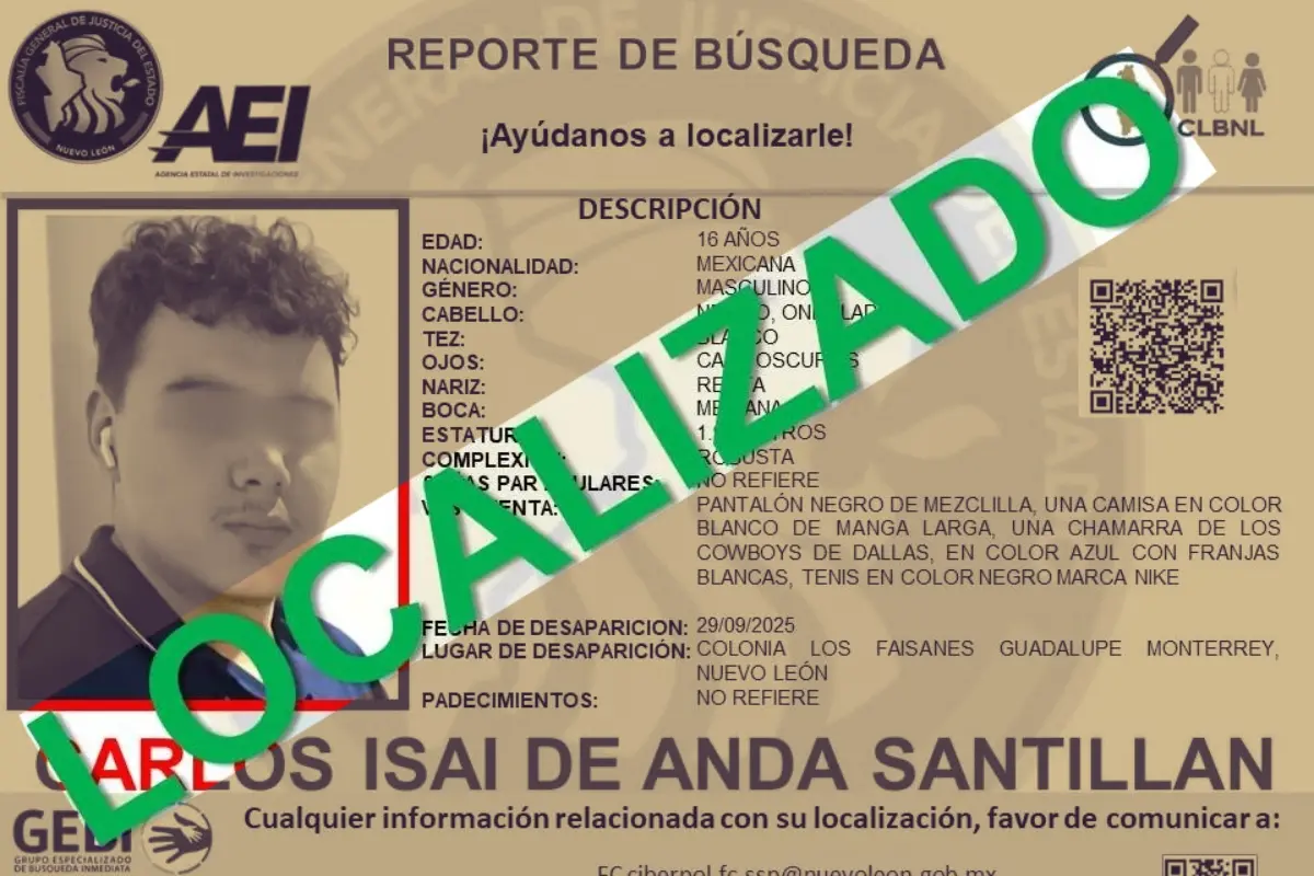 Carlos Isaí , joven que estaba desaparecido. Foto: Composición Canva