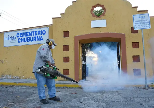 Inicia jornada estatal de fumigación en panteones de Yucatán por Día de Muertos 2025