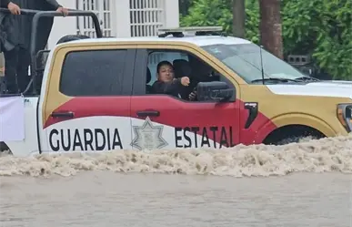 Guardia Estatal activa el Plan Tamaulipas en el sur del estado por fuertes lluvias