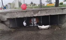 Halloween en Tamaulipas: ¿Pennywise regresa a las alcantarillas de Nuevo Laredo?