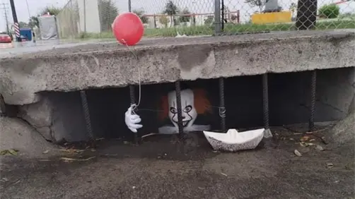 Halloween en Tamaulipas: ¿Pennywise regresa a las alcantarillas de Nuevo Laredo?