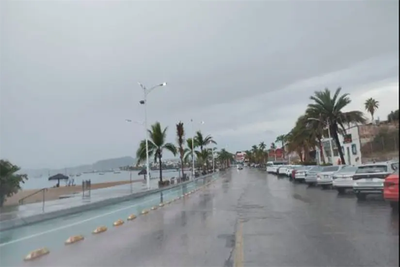 Lluvia en La Paz. Foto: Ivette Pérez.