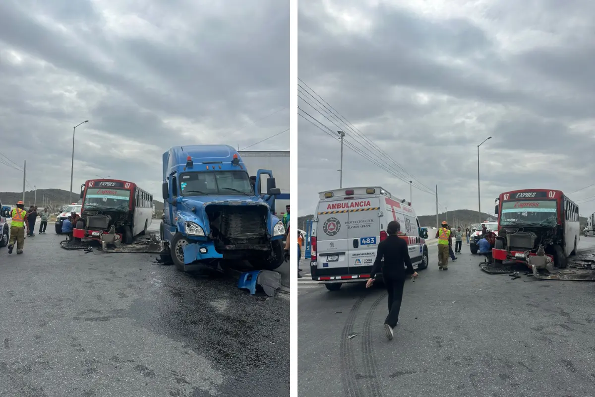 Tras los recientes accidentes, Tránsito y Protección Civil anunciaron que reforzarán la señalización y la presencia de oficiales durante los horarios de entrada y salida de turnos en las plantas de la zona./Foto: Cortesía