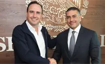 Omar García Harfuch destaca coordinación con Manolo Jiménez en favor de seguridad en Coahuila