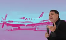 ¿Qué modelo es el avión que rentó Gerardo Fernández Noroña en su visita a Coahuila?