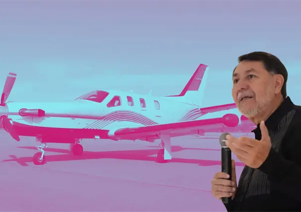 ¿Qué modelo es el avión que rentó Gerardo Fernández Noroña en su visita a Coahuila?