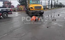 Fatal accidente en Tultepec: motociclista muere tras ser embestido por un tráiler