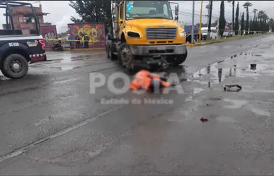 Fatal accidente en Tultepec: motociclista muere tras ser embestido por un tráiler
