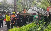 Vecinos alertan por olor a gas en Polanco; falla de pipa causa movilización
