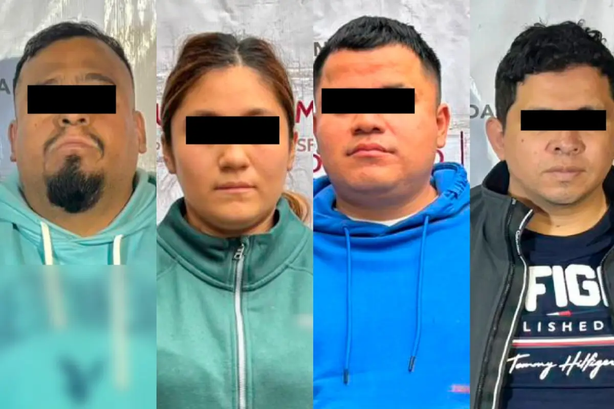 Presuntos narcomenudistas en CDMX. Foto: SSC_ CDMX