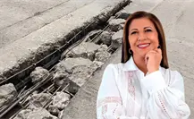 Puente Madero en Cuautitlán sigue cerrado; alcaldesa culpa al PRI por mala gestión en construcción