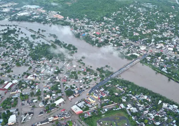 41 localidades de Veracruz dañadas por desbordamientos; Poza Rica entre las más afectadas