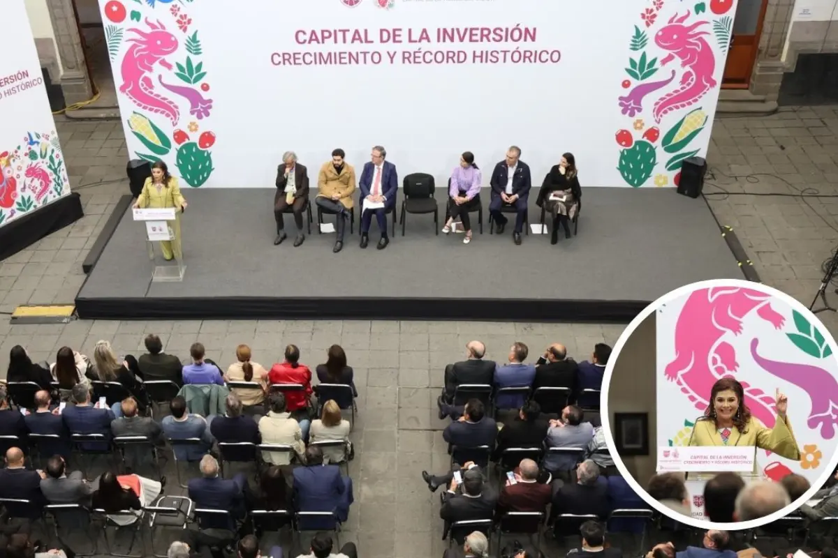 Brugada celebra crecimiento histórico. Foto: Gobierno CDMX l Canva