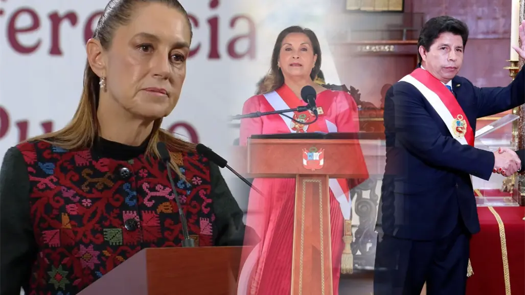 Claudia Sheinbaum reafirma solidaridad con Pedro Castillo tras destitución de Dina Boluarte en Perú