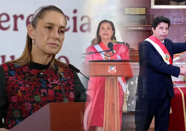 Claudia Sheinbaum reafirma solidaridad con Pedro Castillo tras destitución de Dina Boluarte en Perú