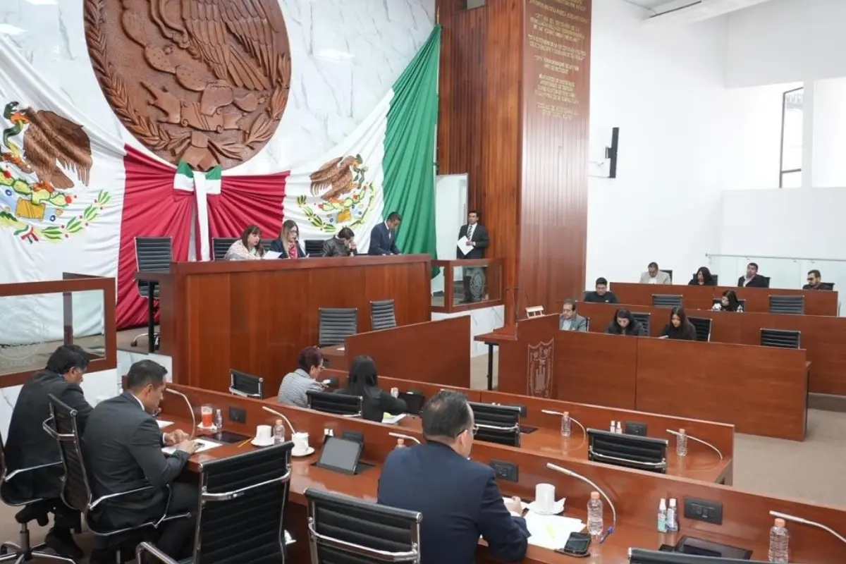 Sesión en el Congreso de Tlaxcala Foto: X(Twitter) @CongresoTlx