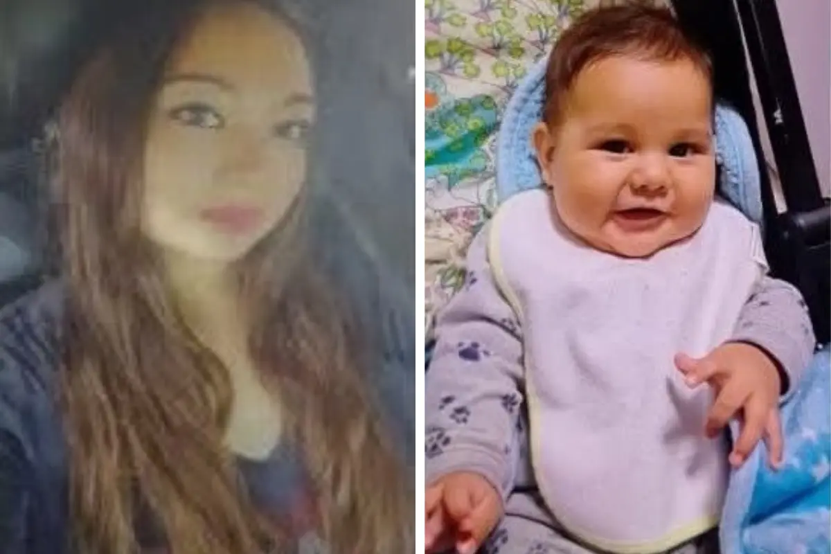 Desaparición de Andrea Negrete y su hijo Liam. Foto: Ficha de desaparición de la FGJCDMX | Canva