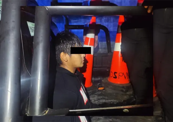 Escondido en el tinaco: policía detiene a un presunto ladrón en Villas Umán