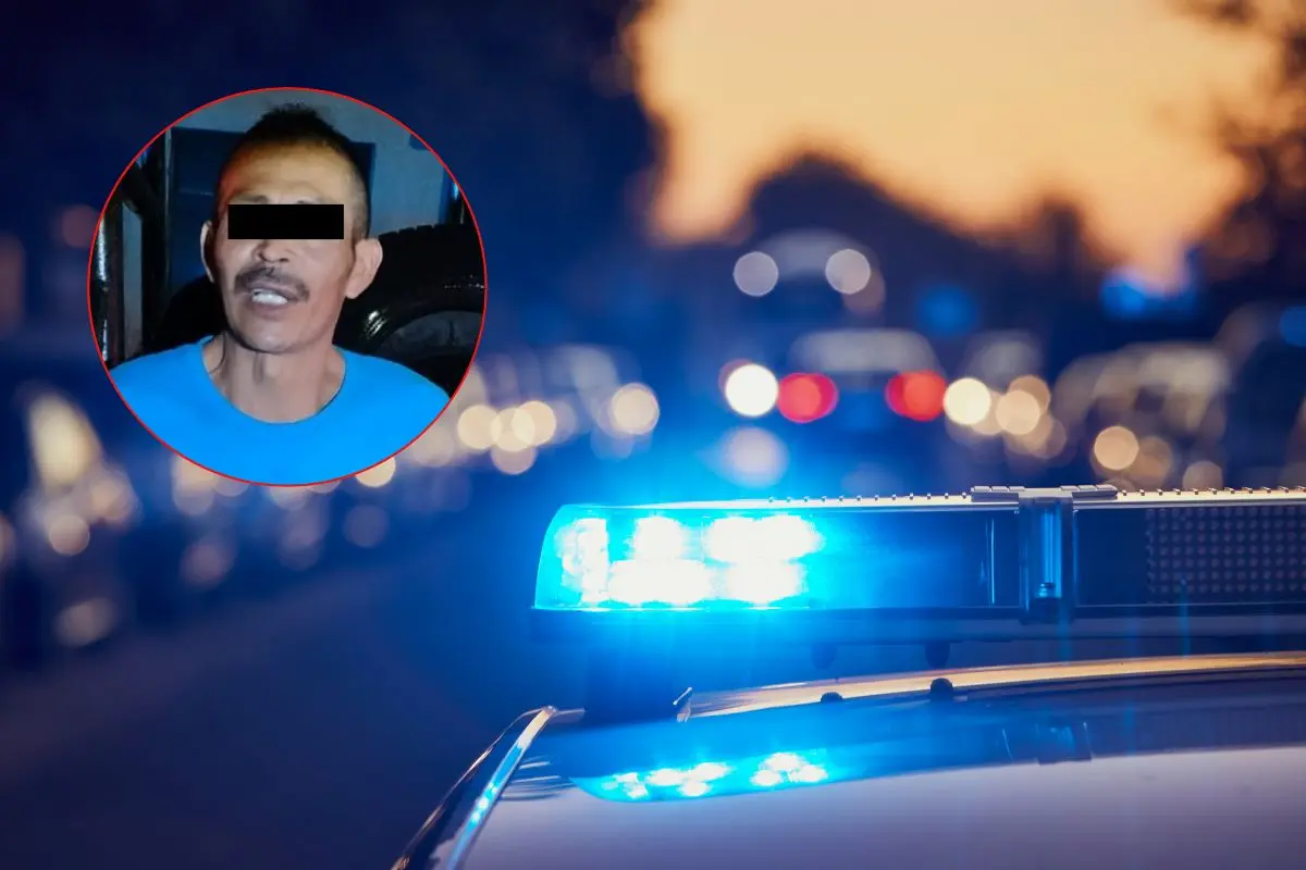 El detenido fue identificado como Elpidio P., de 41 años Foto: Policía de Monterrey/ Canva