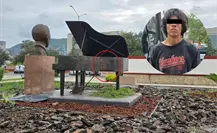 Frustran robo de hondureño; fue sorprendido intentando llevarse placa de acero en Monterrey