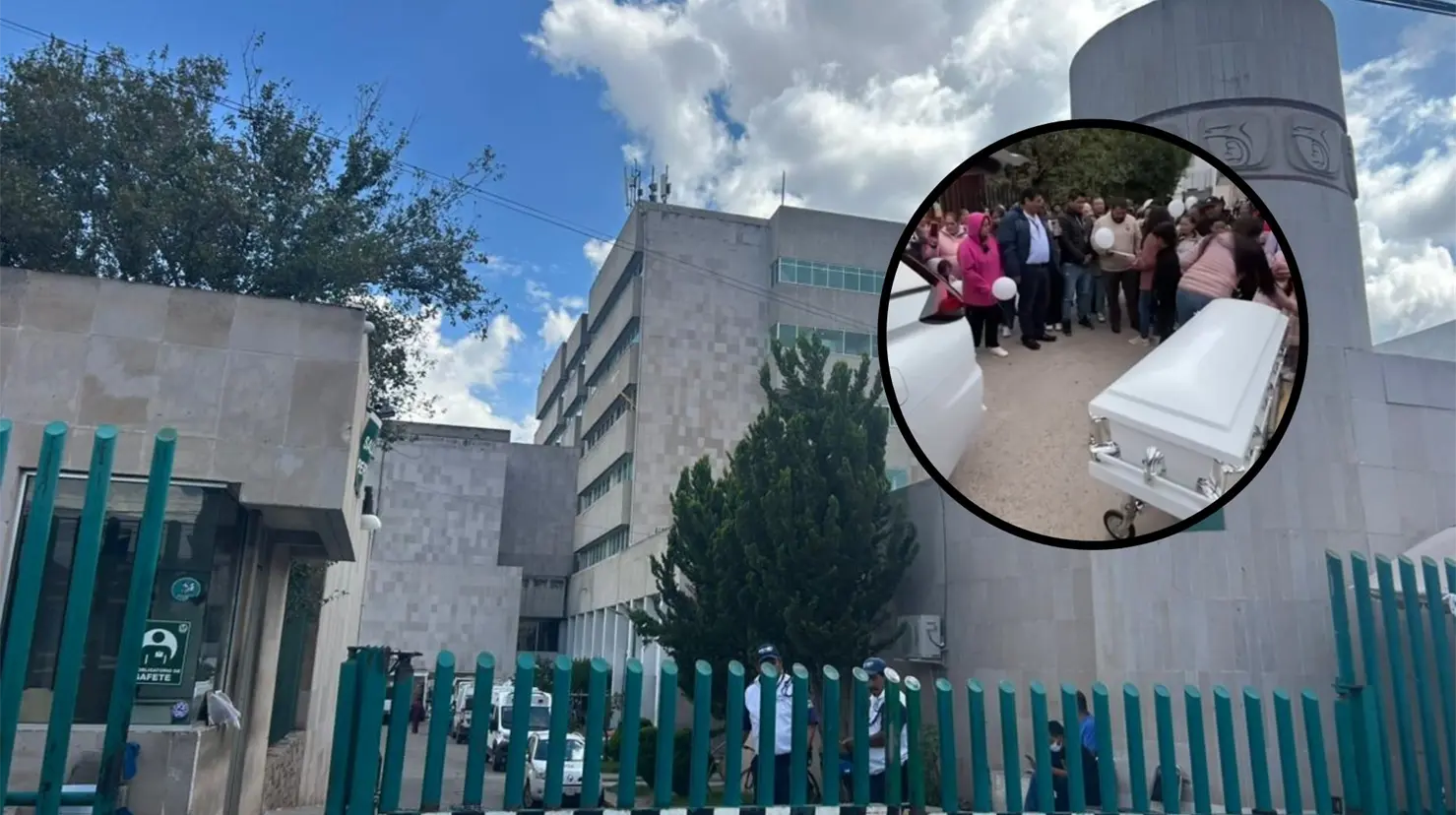 La pequeña Daenerys murió en el IMSS en la ciudad de Durango; hoy le dieron el último adiós. | Foto: Especial.