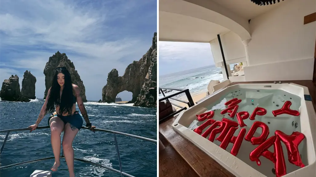 Bellakath celebra su cumpleaños en Los Cabos y deslumbra con vistas al Arco