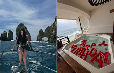 Bellakath celebra su cumpleaños en Los Cabos y deslumbra con vistas al Arco