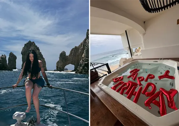 Bellakath celebra su cumpleaños en Los Cabos y deslumbra con vistas al Arco